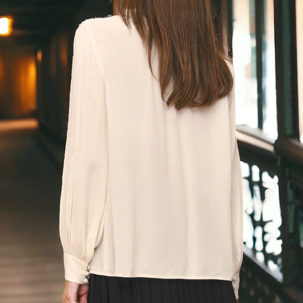 Reformation Freya Top Cream Size Large - Picture 16 of 16
